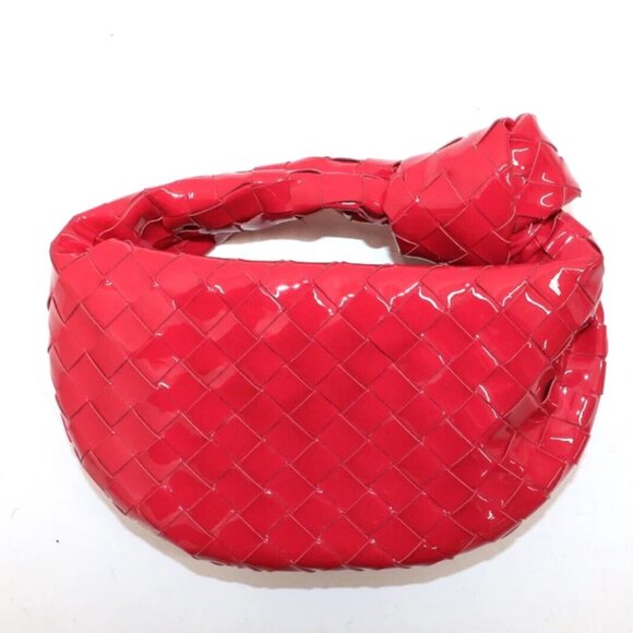 Bottega Veneta Patent Nappa Intrecciato Mini Jodie Candy Stripe - Picture 1 of 16